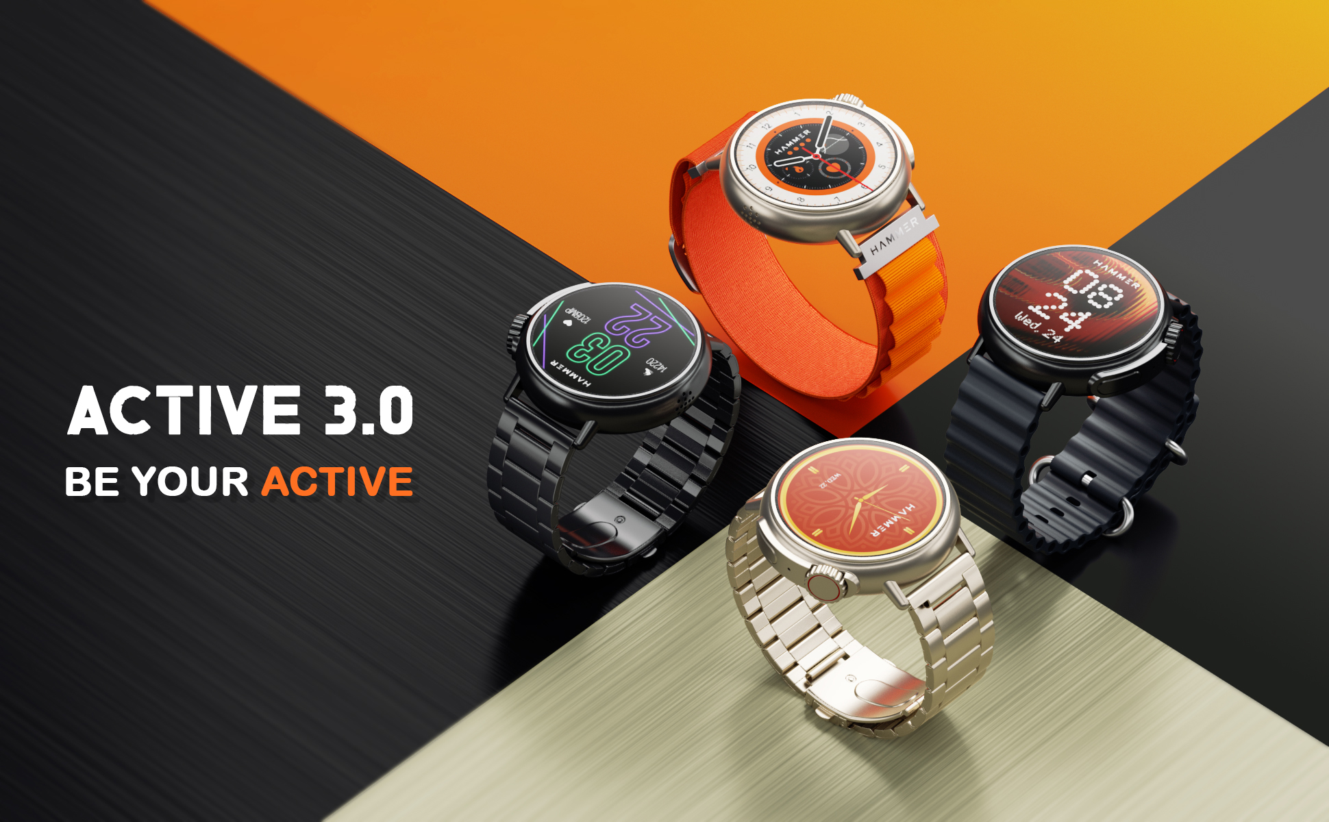 Hammer Active 3.0 A+ content hero module